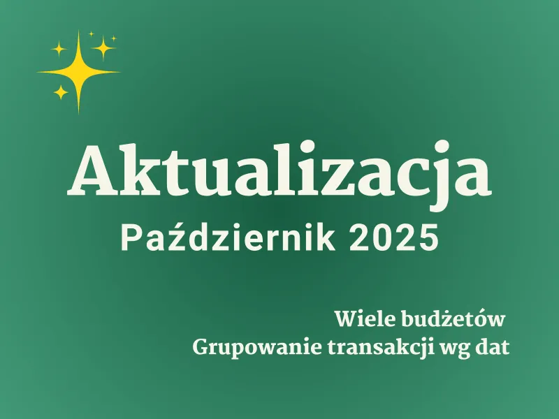 Widok budżetu w aplikacji FinaSee